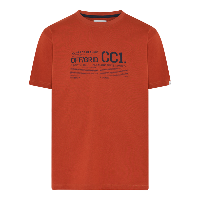 T-shirt Stefano - 450 Dark Brick - Str. 7XL