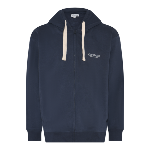 Hooded Sweatshirt Sauze with zip - 700 Navy Blue - Str. L