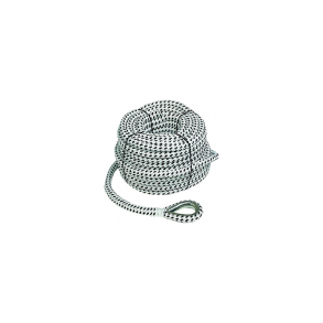 Liros Porto 14mm hvid-sort 30m ankerline