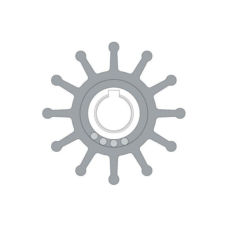 Johnson Impeller 09-702B-1 Sherwood 10615K
