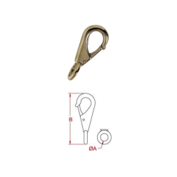 Kong Crom Messing Karabinhage 363-1-N