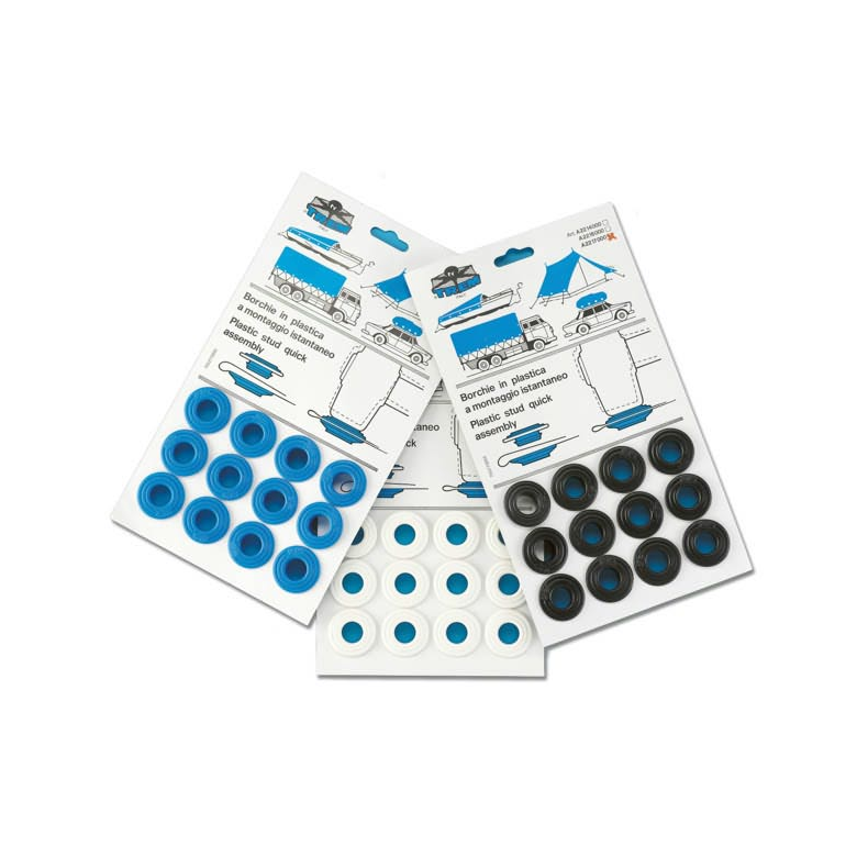 Eyelets 12stk Sort