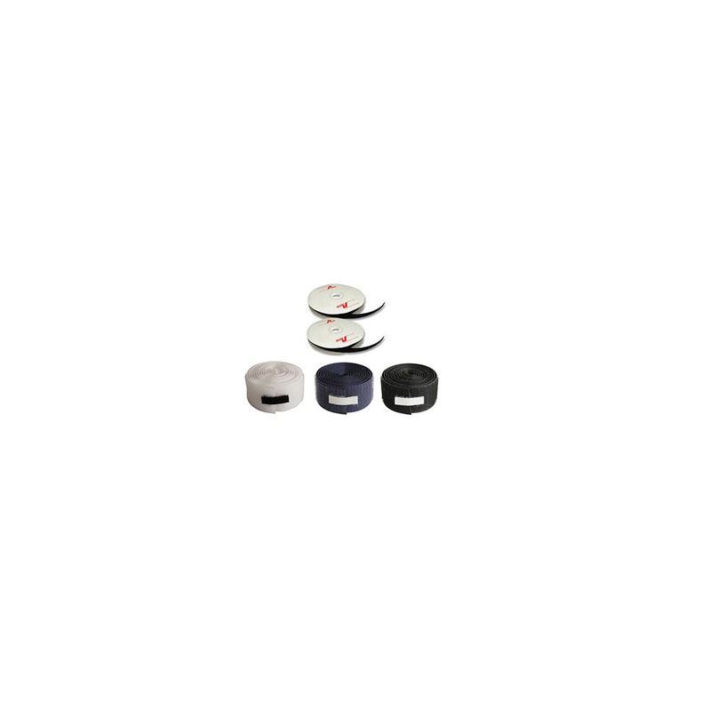 Bainbridge 25mm White Velcro Hook Only Self Adhesi