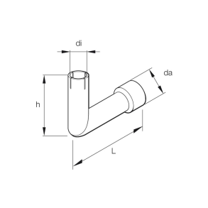 Eberspcher Udstdningsvinkel Di24, dy 30 mm