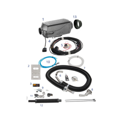 Ebersp cher Marine Airtroninc D4R,M3,12 volt kompl