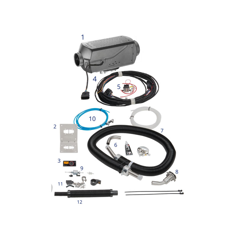 Ebersp cherMarine Airtroninc D6L,L3,12 volt kompl