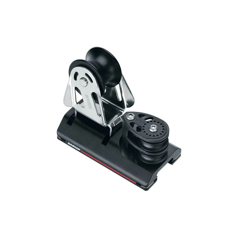 Harken 27 mm MR CB 4:1 Genoavogn m. dobbeltblok