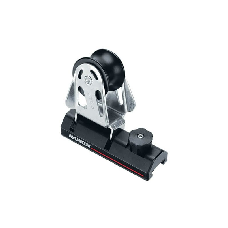 Harken 27 mm MR Glide genoavogn m. pinstop, Bagb.