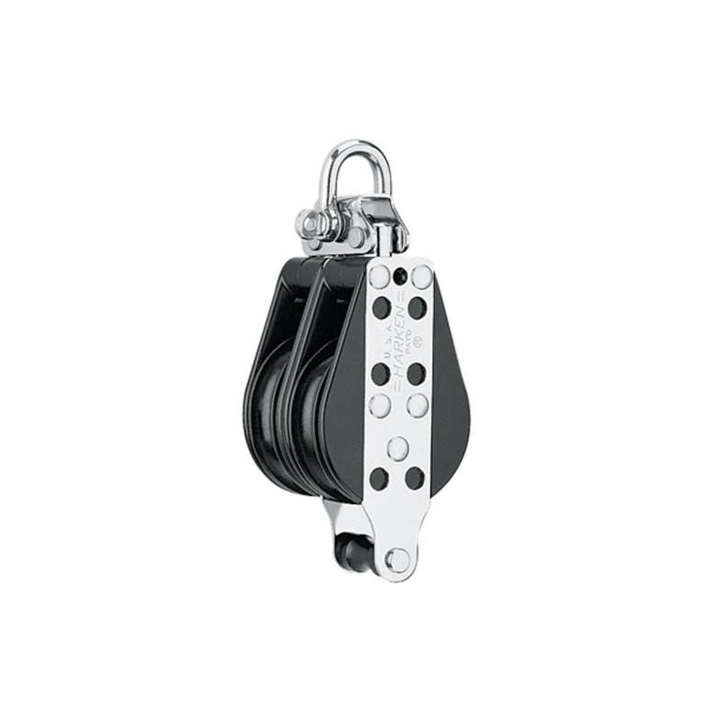 Harken 2,25 tommer blok dobbelt m. hunsvot