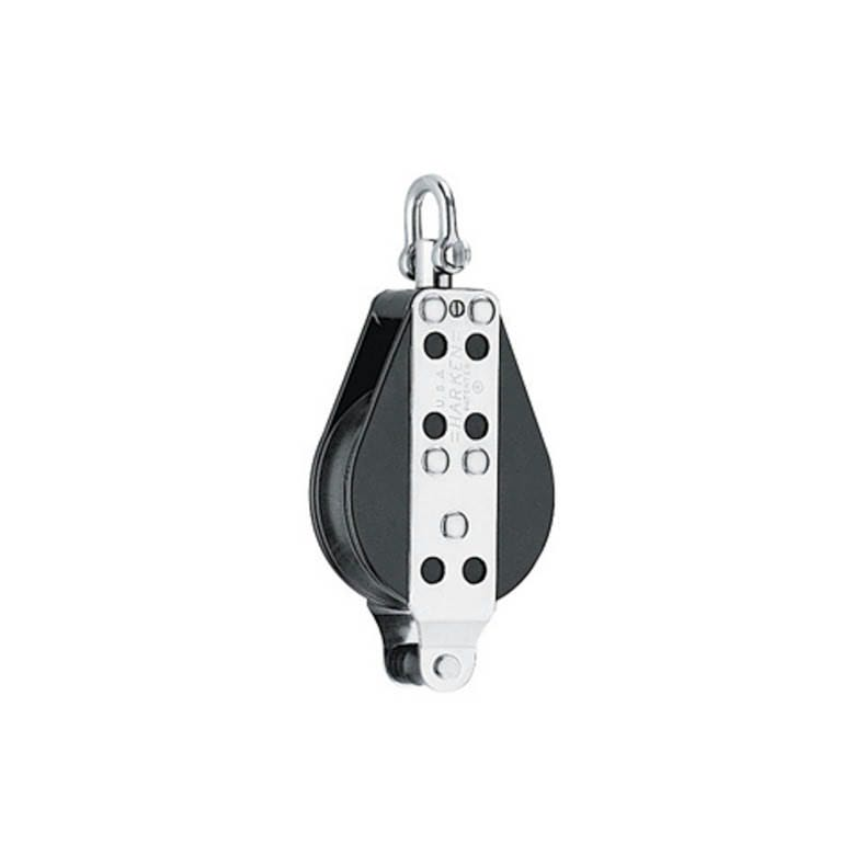 Harken 3.00 tommer HL-blok enkelt m. hunsvot