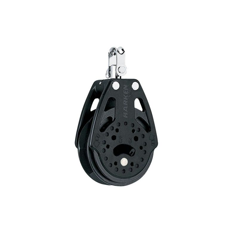 Harken Ratchet blok 57 mm enkelt m. svirvel