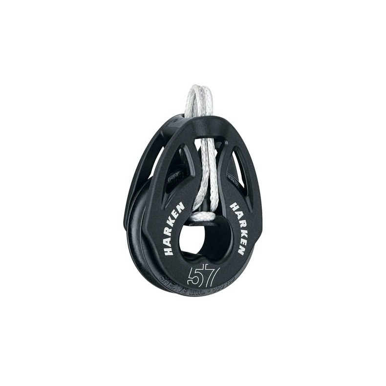 Harken T2 Blok 40 Mm Enkelt M. Loop Harken T2 Blok 57 mm enkelt m. LOOP