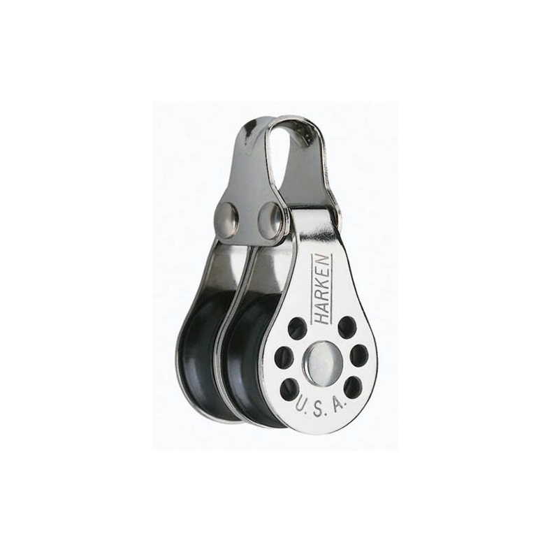 Harken Microblok 22 Mm Tripel Harken Microblok 22 mm dobbelt