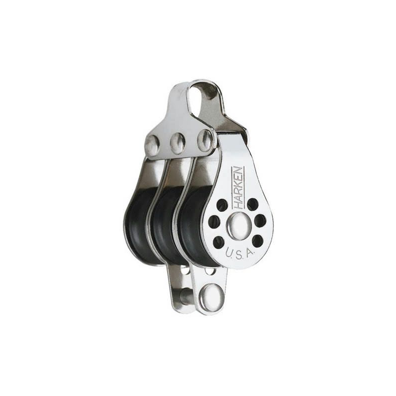 Harken Microblok 22 mm tripel m. hunsvot