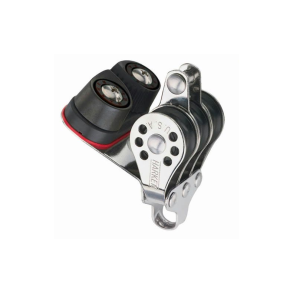Harken Microblok 22 mm tripel, hunsvot, Carbo-Cam