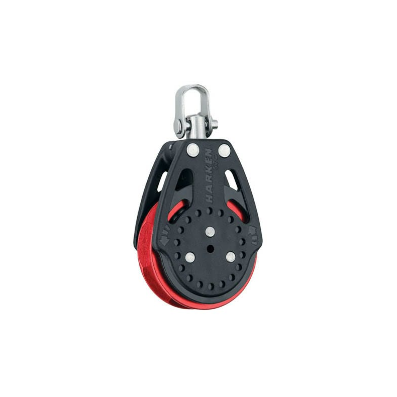 Harken Carbo Ratchamatic Blok 57 mm R�D enkelt svi