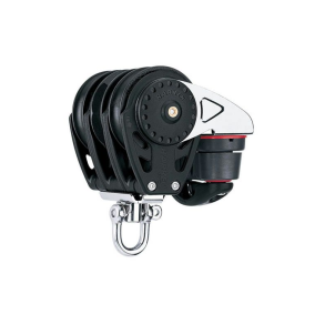 Harken Carbo Ratchamatic Blok 57 mm tripel, Cam-Ma