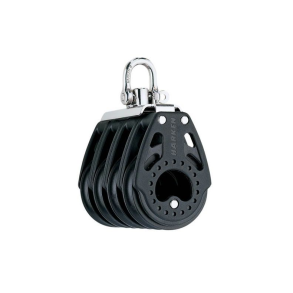 Harken Carbo Blok 57 mm firedobbelt, svirvel