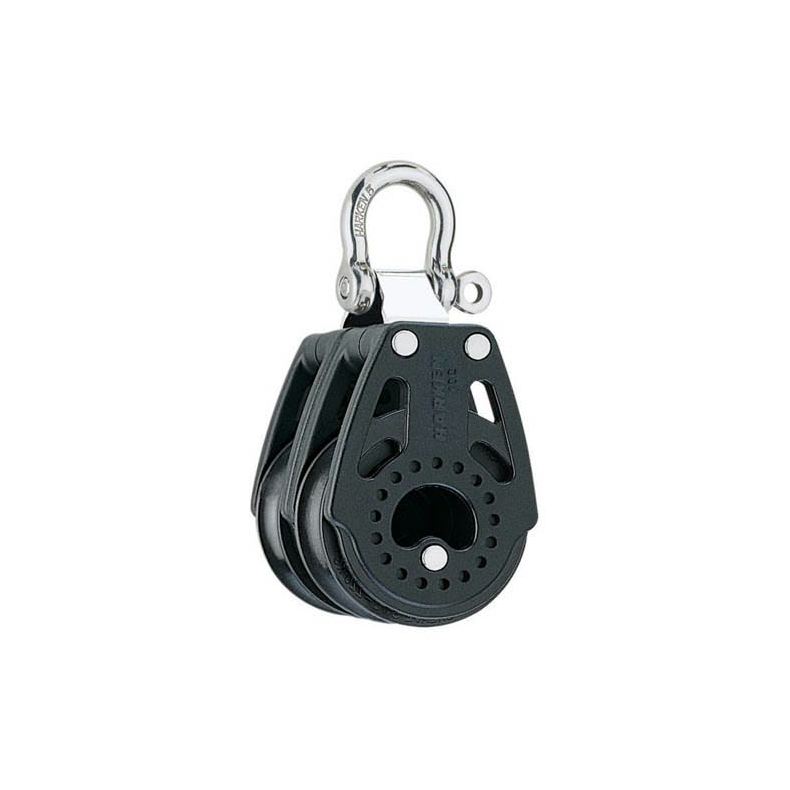 Harken Carbo Blok 57 Mm Enkelt, Svirvel Harken Carbo Blok 40 mm dobbelt, b jle