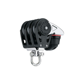 Harken Carbo Blok 40 mm tripel , svirvel , Cam-Cle