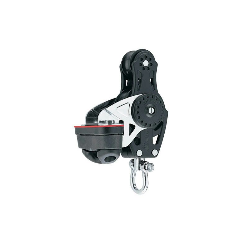 Harken Carbo Blok 40 mm enkelt, violin, Carbo-
