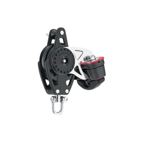 Harken Carbo Blok 75 mm enkelt, svirvel, hunsvot,