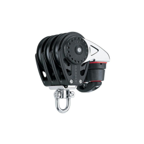 Harken Carbo Blok 75 mm tripel, svirvel, Cam-Matic