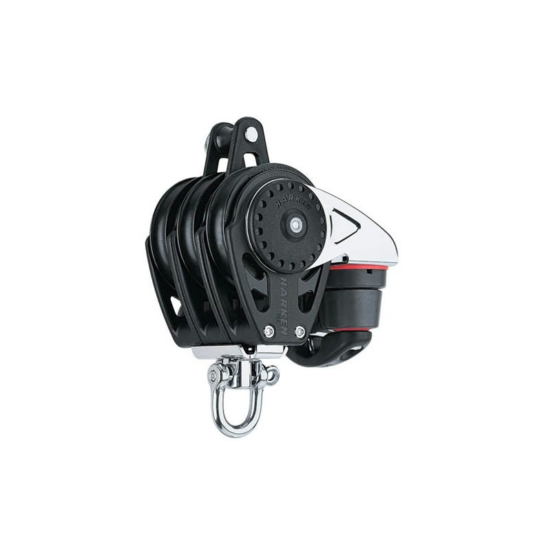 Harken Carbo Blok 75 mm tripel, svirvel, hunsvot,