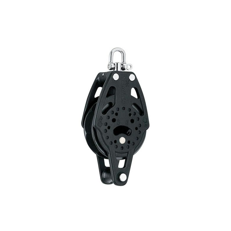Harken Carbo Ratchet Blok 75 mm enkelt, svirvel, h