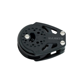 Harken Carbo Ratchet Blok 75 mm enkelt, skildpadde