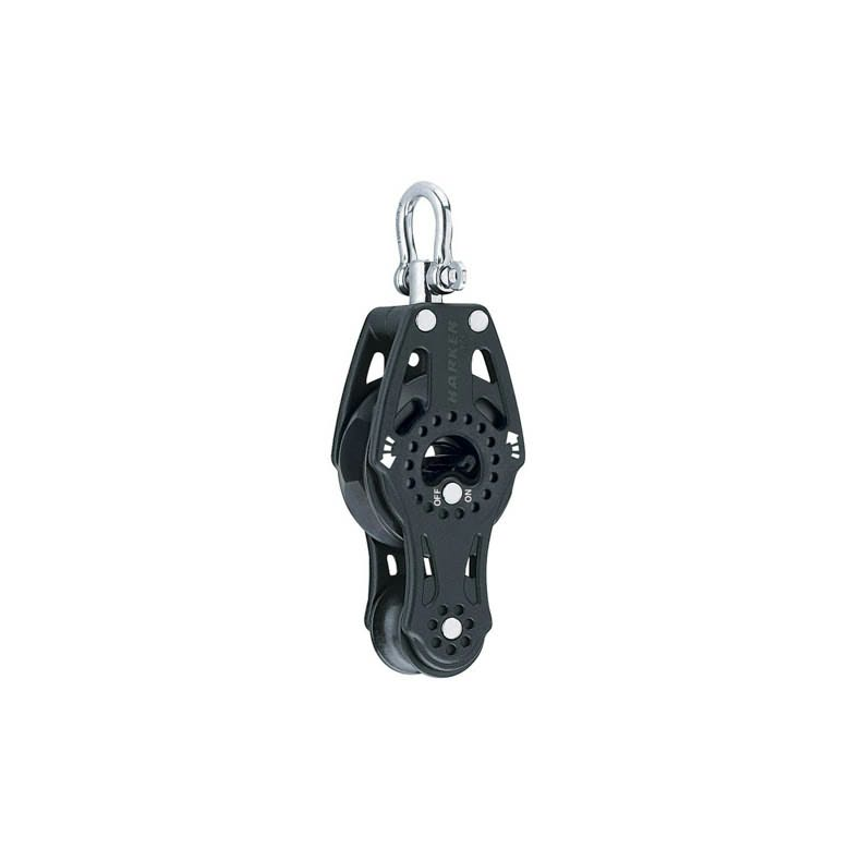 Harken Carbo Ratchet Blok 57 mm enkelt, violin