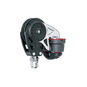 Harken Carbo Ratchamatic Blok 75 mm enkelt/svirvel