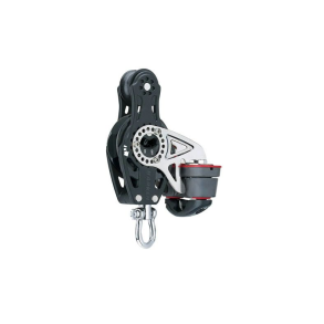 Harken Carbo Ratchet Blok 75 mm enkelt, violin, Ca