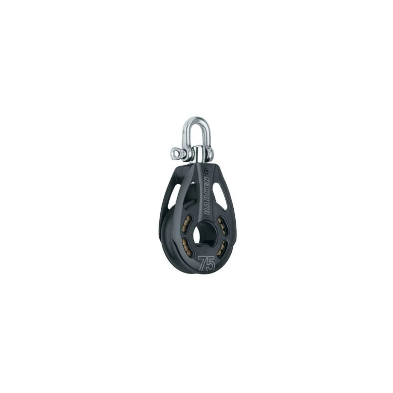 Harken Airblok 57mm Hl  Dobb. Harken Black Magic Air blok 75mm  enkelt