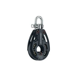 Harken Black Magic Air blok 75mm   enkelt low/load