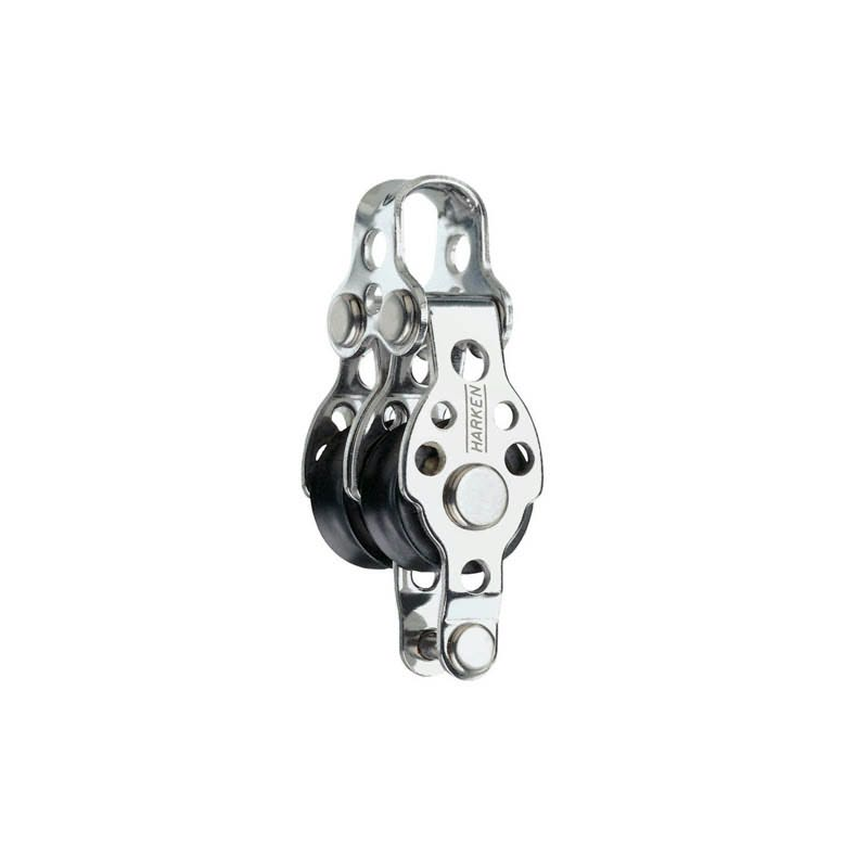 Harken 16 Mm Blok Enkelt, Krog Harken 16 mm Blok dobbelt, hunsvot