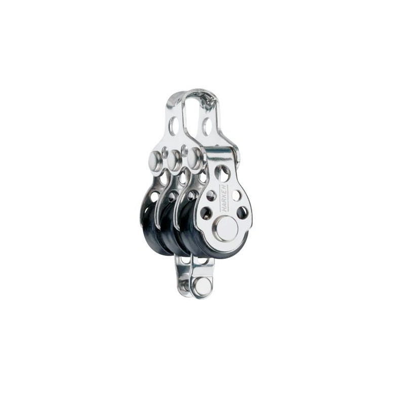 Harken 16 Mm Blok Enkelt, Krog Harken 16 mm Blok tripel, hunsvot