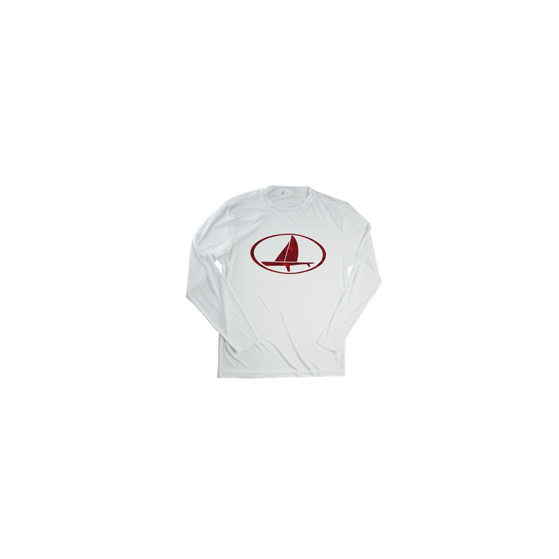Harken Long Sleeve T-Shirt - Oval on White L
