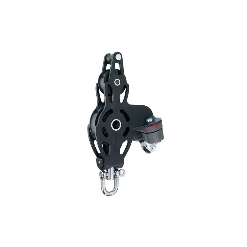 Harken ESP 75 mm Violinblok m. Cam/hundsvot