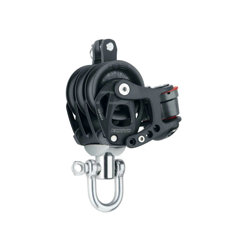 Harken Element blok 60 mm tripple m. Cam-Cleat og