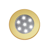 Chip 7-Led Loftlampe. Brass. 10-30v