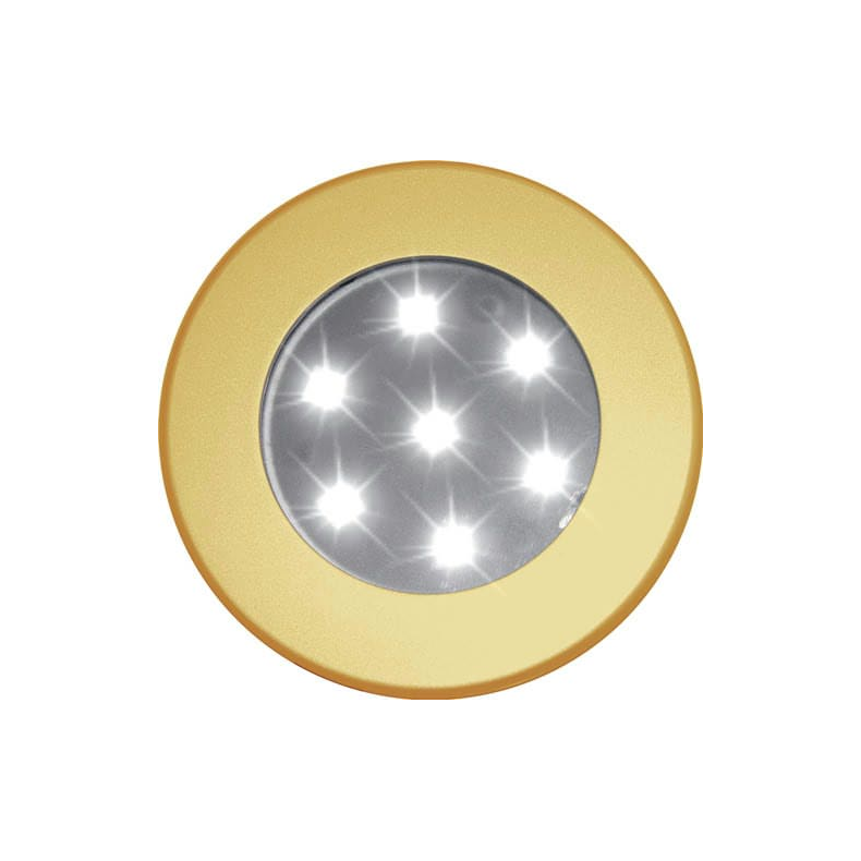 Chip 7-Led Loftlampe. Brass. 10-30v Chip 7-Led Loftlampe. Brass. 10-30v