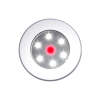 Chip 6+1 Led Loftlampe. Crome. 10-30v