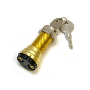 Sierra Switch, Ignition Lock 2 Pos Brass