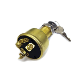 Sierra Switch, Ignition Brass 3 Pos Con
