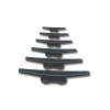 Klampe 80mm Sort