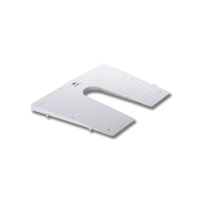 Agterplade Kileform 34x42cm Plastik Hvid