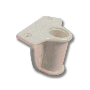 regaffelbsning Vinkel Hul 18mm Hvid