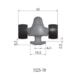 Rutgerson Slde til webbing 19 mm