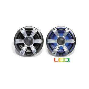 Fusion 6.5 Hjtaler M. Chrome Grill+ Led